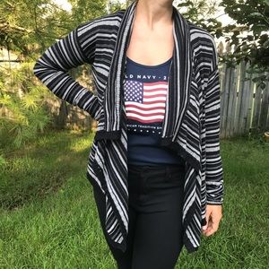 Calvin Klein Jeans Striped black sweater